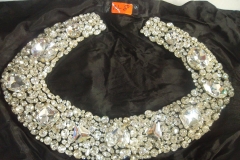 Silver Crystal Stones beadings
