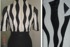 Black-and-white-sequins-beaded-Jacket