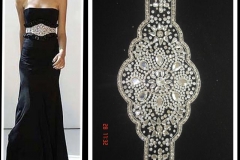 Silver-stones-beaded-Belts-on-black-dress