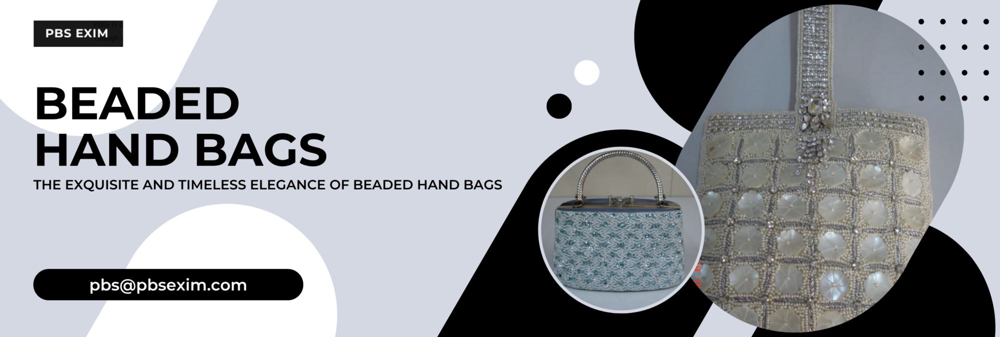 Beaded Hand Bags Banner