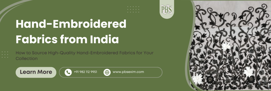 Hand-Embroidered Fabrics